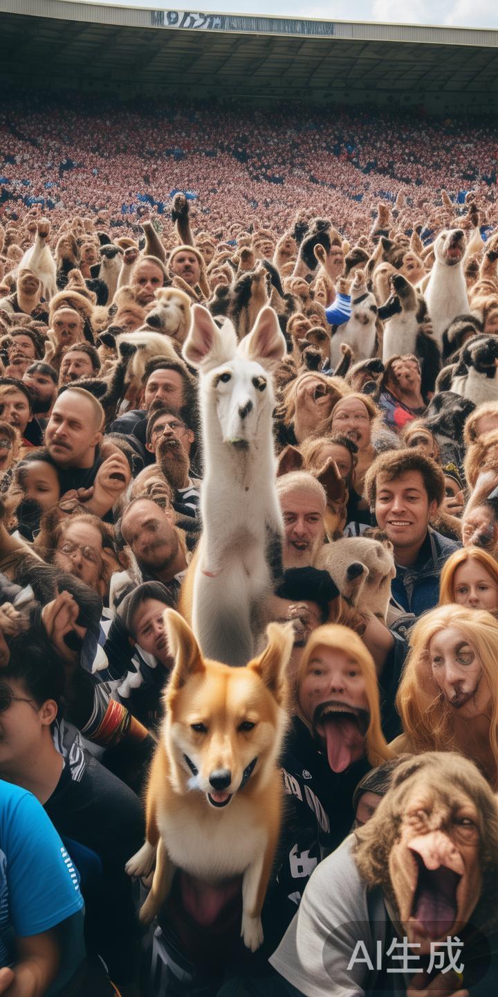 从现场情况来看，许多观众带着自家的宠物狗前来观看比
